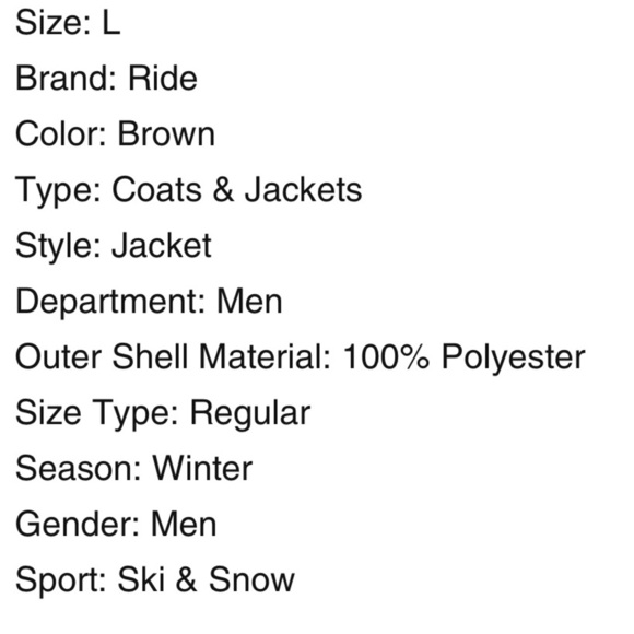 Ride Cappel Magnificent Insulated Snowboard Jacket, large, putty/brown - Picture 16 of 16